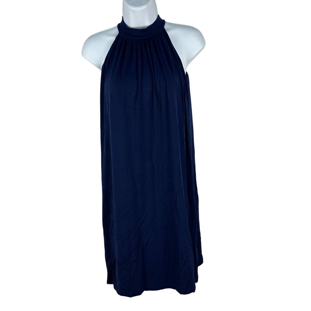 Susana Monaco Womens Blue Halter Dress Size XS Nylon & Spandex